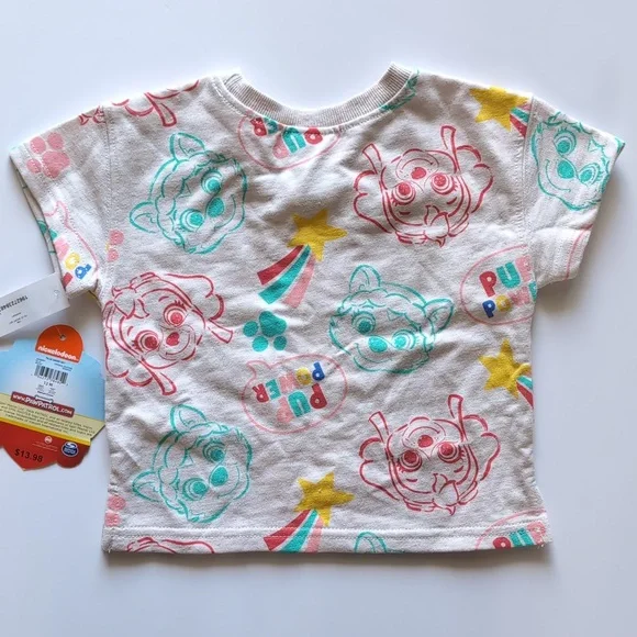 Paw Patrol 12 months Pup Power Tshirt and Short Set, Everest and Skye - Picture 3 of 11
